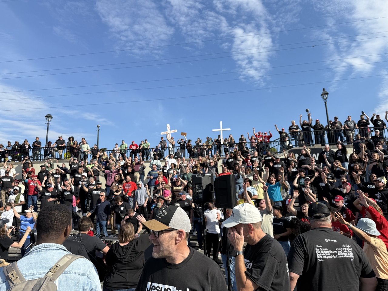 Large Christian rally